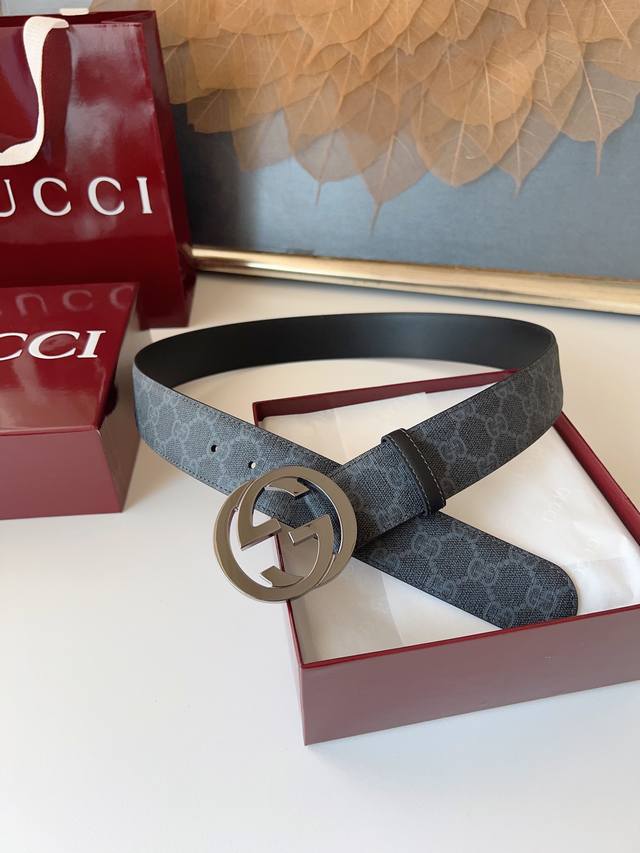 Gucci French original leather, black canvas original leather quality is beyond d