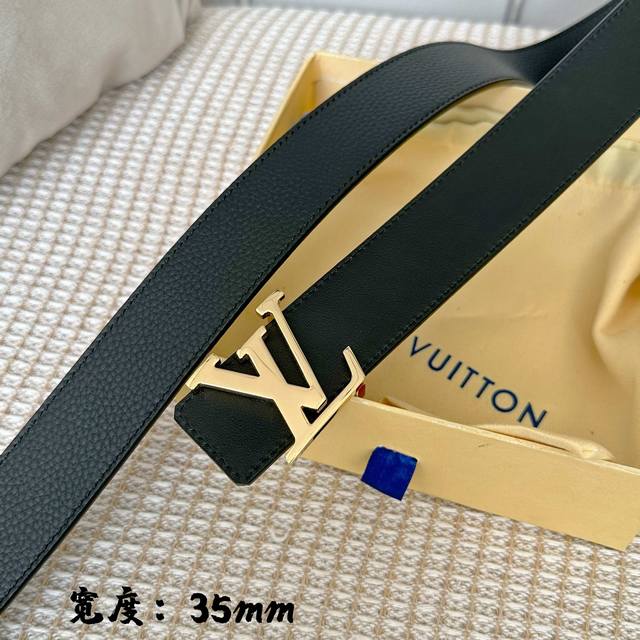 Original packaging L0Uis Vuitt0N Donkey original belt width 35mm The belt is lin