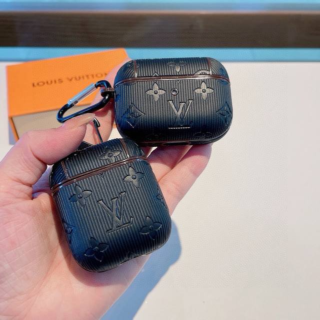 Lv toothpick pattern embossed bluetooth headset case for iPhone 1 2 3rd generati