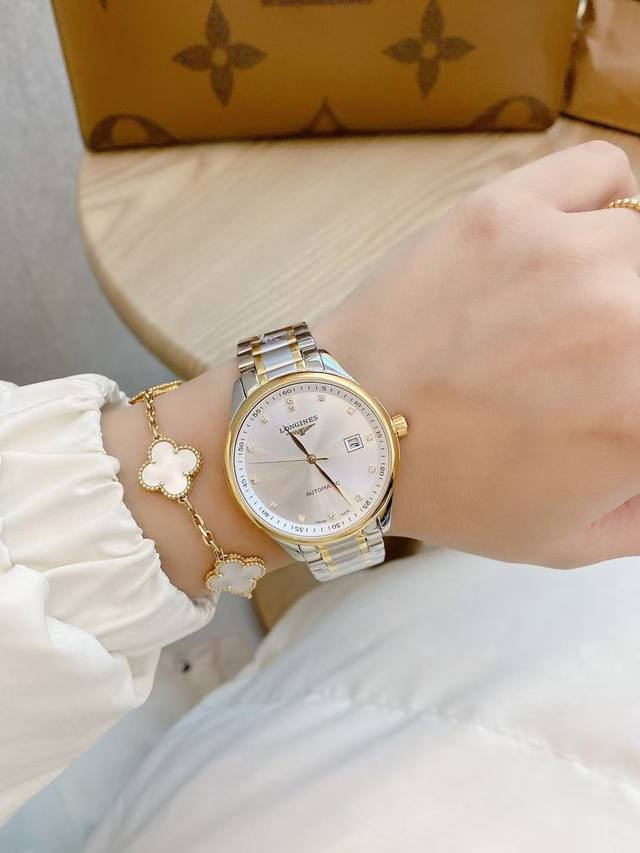 名匠系列 机械 全自动机芯 蓝宝石镜面...直径：38Mm后面背透机芯 纯皮表带原装表扣表壳质量特别好