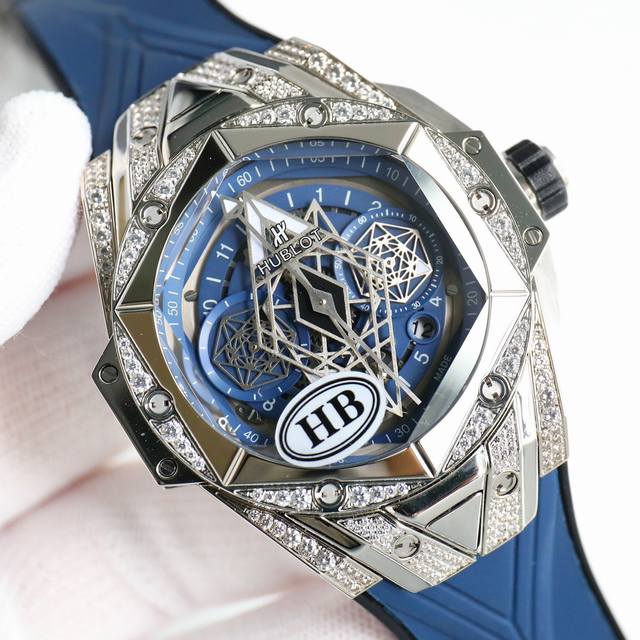 Hb Hublot 宇舶 恒宝 Nk1 Hb厂V3版本认准细节 全新Big Bang Sang Bleu Ii 刺青二代 Hb厂 重生版 最新升级V3版本，到货