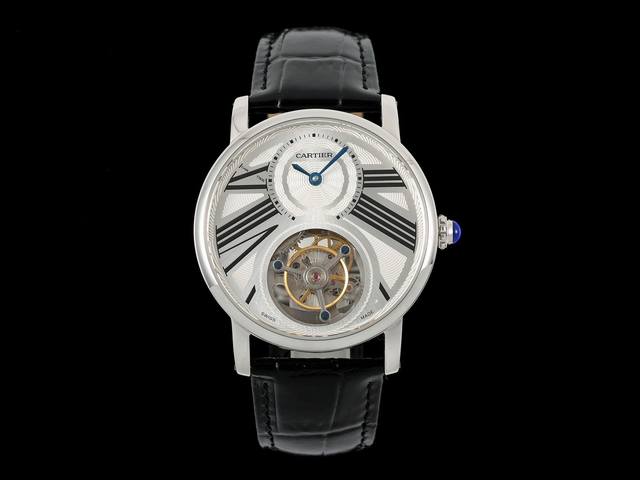 Rms新款推出 卡地亚Rotonde De Cartier Tourbillon Cadran Love陀飞轮腕表表壳精炼，为充满想象力的设计师提供了承载机械部