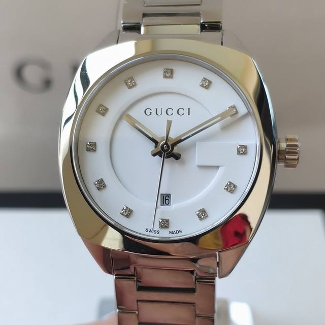 古驰Gg2570不绣纲，蓝宝石玻璃，原装机芯，316L精钢表带，表径29Mm，欢迎下单！