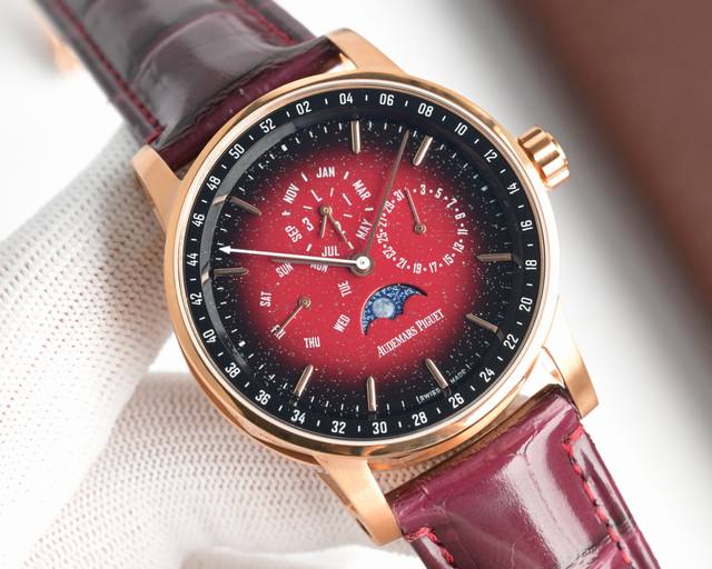 Ap爱彼Code11.59系列26394男士腕表！完美与个性的体验！ 1直径41Mm！表面玻璃采用水晶蓝宝石玻璃。 2搭载定制版Caliber5134机芯 3日