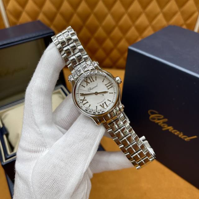 Happy Sport 系列278608-3002 33Mm钢带 经典热卖，快乐钻系列，萧邦顶尖设计，原版开模定制，细节到位，品质杠杠的！ 316L精钢表壳，耐