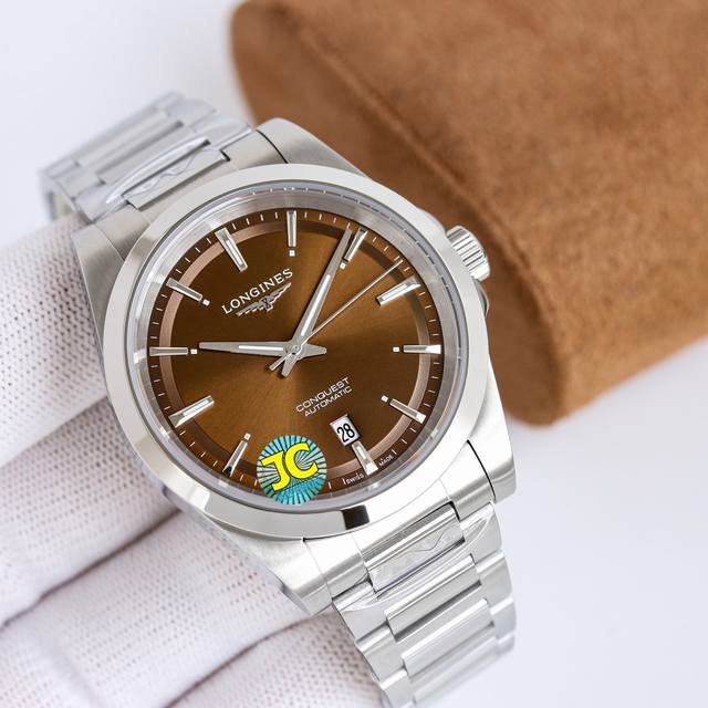 耗时半年强力推荐 优雅焕新｜2025新品首推 浪琴康卡斯悦动系列 优雅银经典黑百搭绿深邃蓝高级咖 原版开模，对版41Mm尺寸316精钢材质，Cnc精工艺打造拉丝