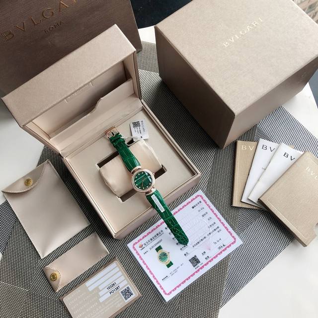 高端硬货！全网独家现货 意大利著名奢华珠宝品牌宝格丽推出的Divas’Dream系列103119女士石英镶钻腕表，国内公价20万，我们的价格P只要购置税，是不是