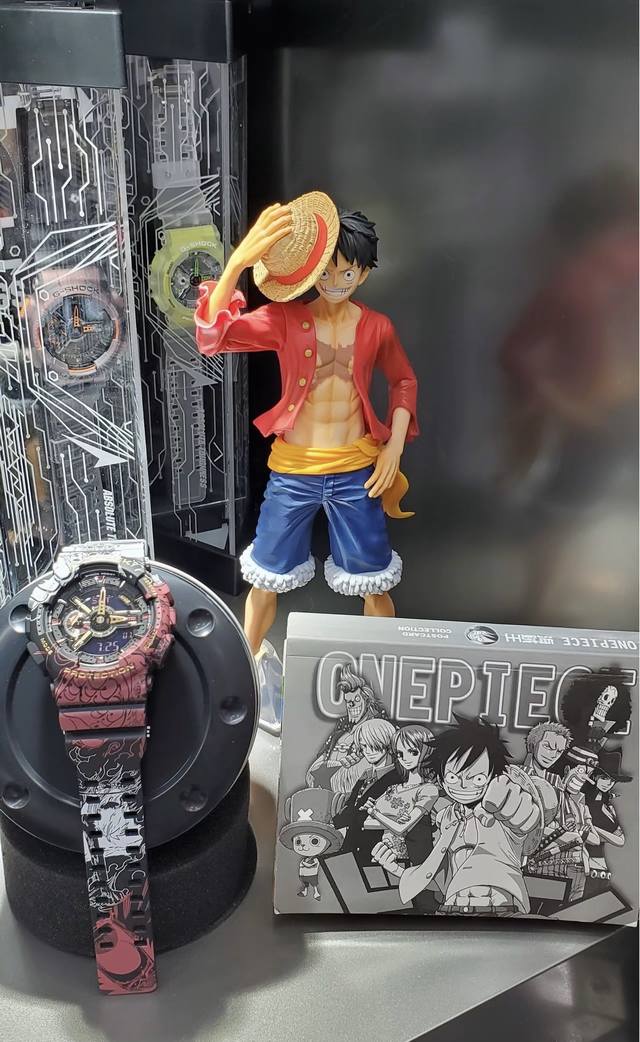 G-Shock One Piece 航海王联名款 Led防水防震 石英机芯 日韩表 男表 黑色Ga-110Jop-1A4 D