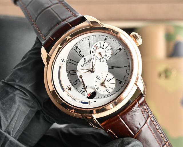 白壳 玫壳 Tw新品首发 爱彼Ap千禧系列26150Or男士精品腕表！ Tw首发打造最强1:1顶级复刻， 参数与正品同步 表经：43Mm×12Mm，搭配进口90