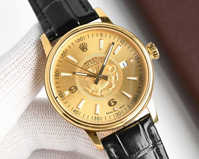 白 -金1040 2025新款上市 劳力士，特邀世界顶级设计师，为每位男士精心制作。“貔貅”限量纪念版，＂貔貅”是吉瑞，招财之兽。随身佩戴有祥福，同时亦有祛邪，