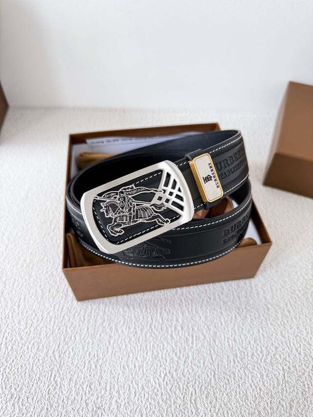 Product name: Burberry belt original Model: Buckle, classic pure steel buckle,