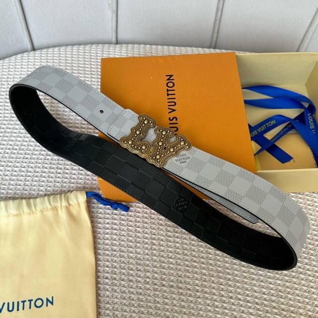 L0Uis Vuitt0N This season's new product, original belt from Donkey for men, widt