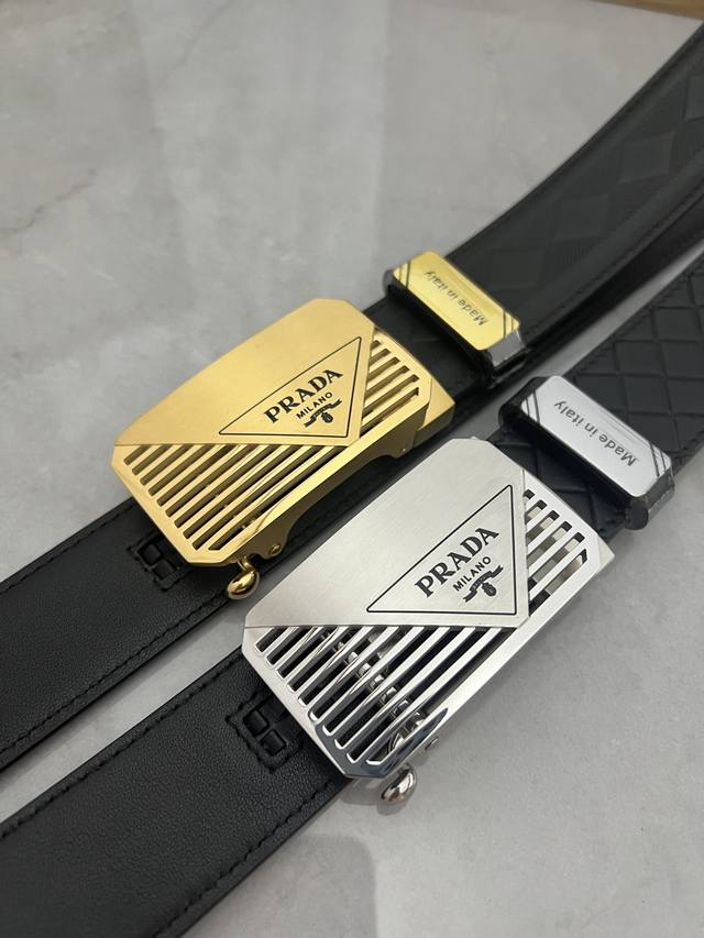 Product name: Prada original automatic belt Material: original cowhide belt 100