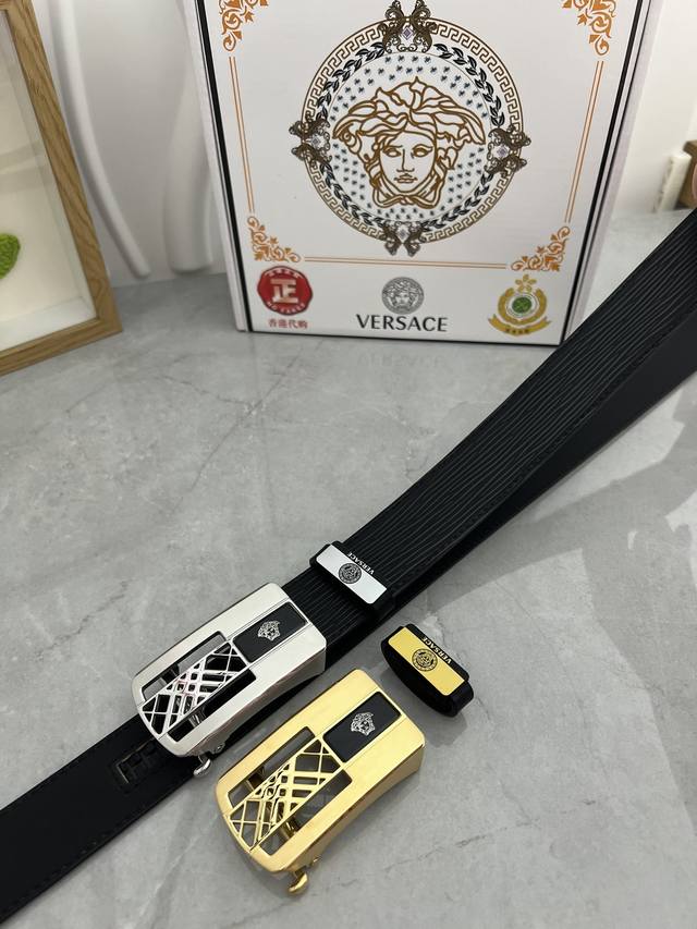 Product name: Versace. Versace automatic belt Material: original cowhide belt 1