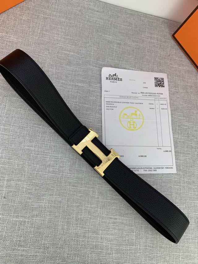 Hermes, same style as the counter, 3.8cm wide, the belt body is made of imported