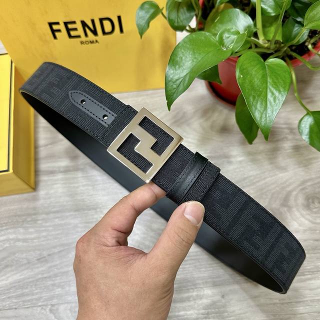 Fendl Fendi counter same style width 3.8Cm original custom fabric Ff pattern fab