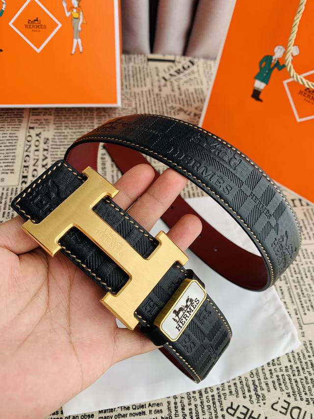 Product name: Hermes. Hermes original Model: Buckle, classic H brushed pure ste