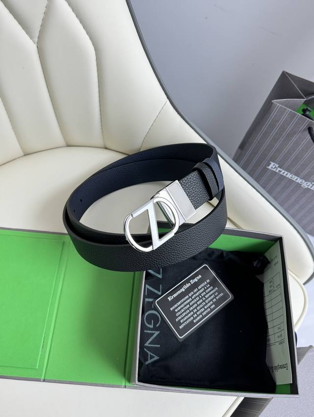 Zegna double-sided original imported top layer cowhide, double-sided use, vacuu