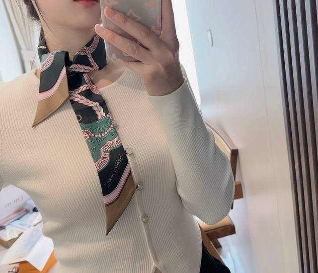 FeastTwilly Hermes 2025 100% mulberry silk, 18 momme twill silk 86X5Cm double-si