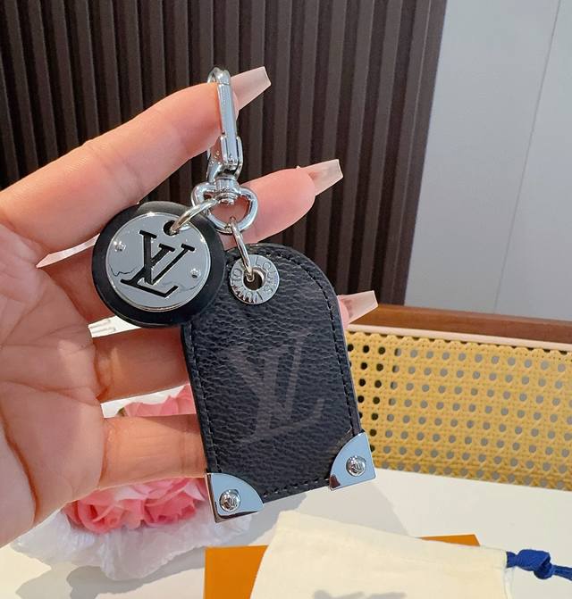 Louis Vuitton Lv Keychain Pendant M641 Travel Tag bag charm and keychain embody