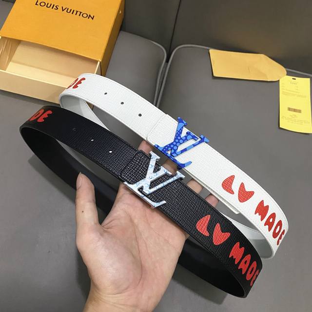 Original packagingL0Uis Vuitt0N This season's new men's original belt width 40mm