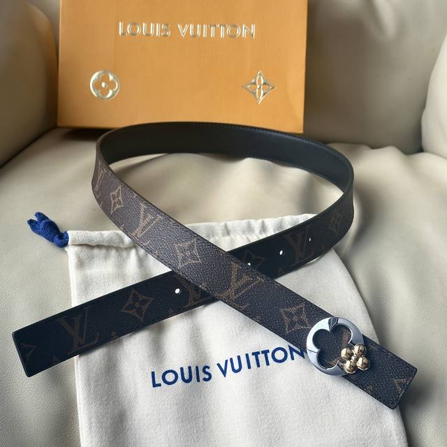 L0Uis Vuitt0NNew arrival this seasonOriginal belt for womenWidth 30mmClassic flo