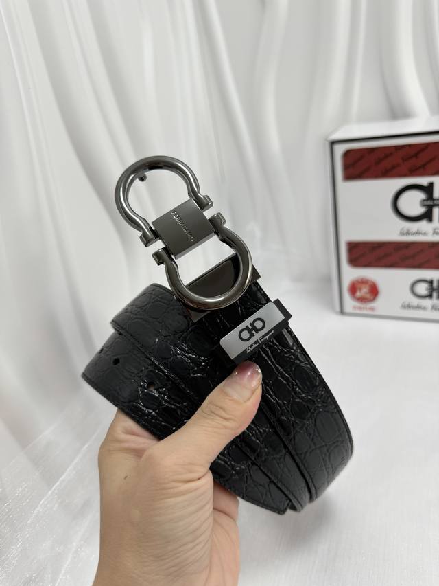 Product name: Ferragamo original Material: original cowhide belt, 100% first-la