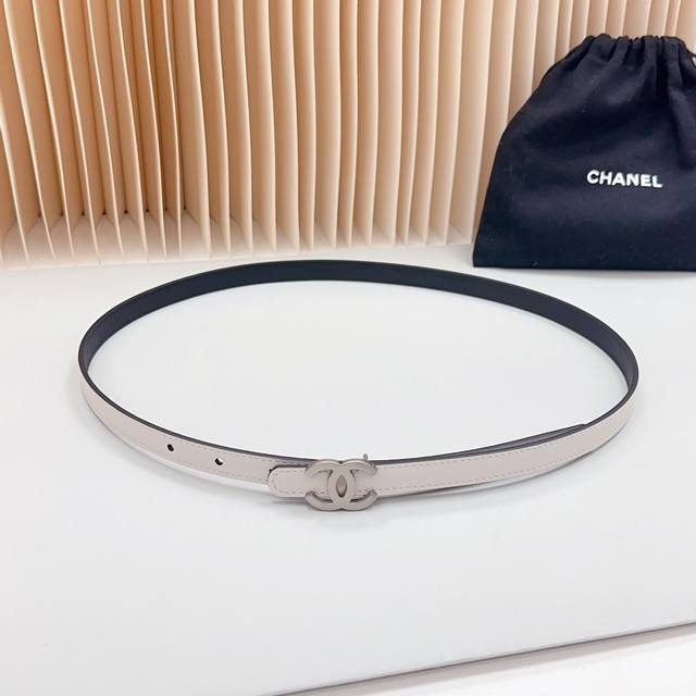 1.5Cm Chanel official website new model, double-sided top layer cowhide leather,