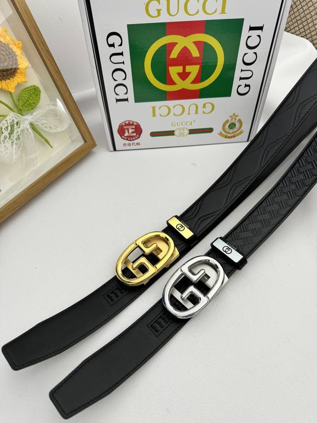 Product name: Gucci.Gucci automatic belt Material: original leather belt origin