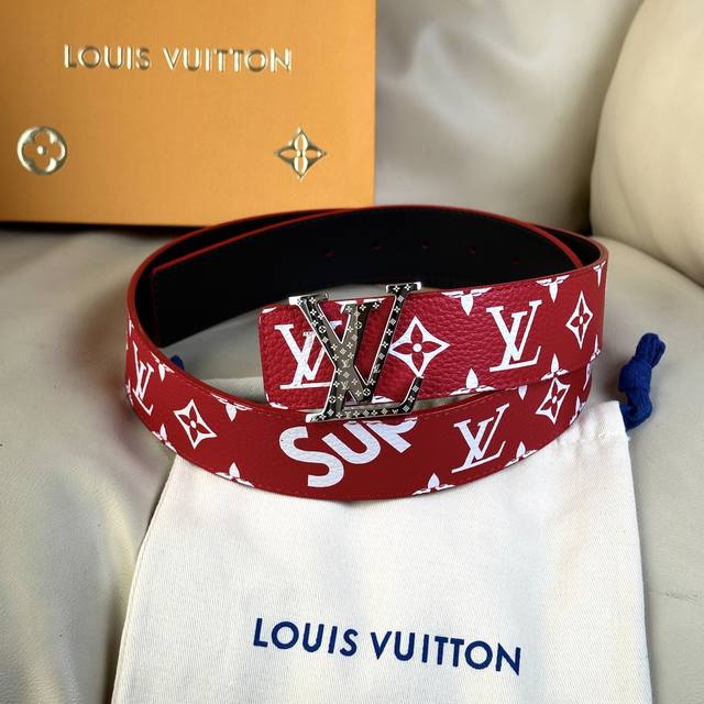 Donkey classic. L0Uis Vuitt0N This season's new men's original belt width 40mm