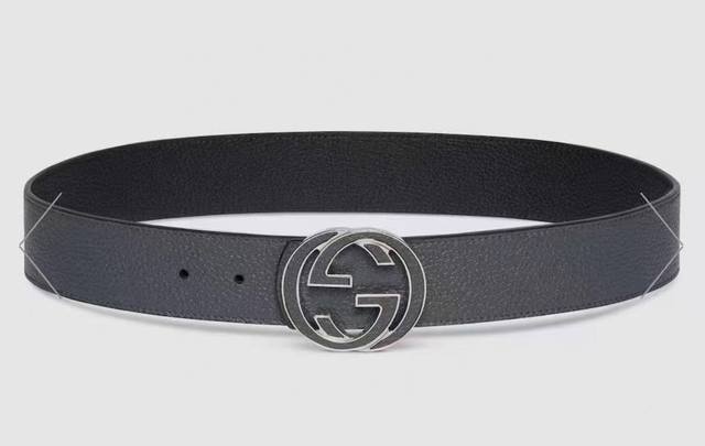 Gucci.Gucci Full set of packaging, beautiful Gucci double G buckle men's new bel