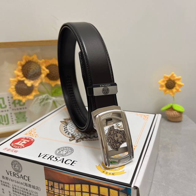 Product name: Versace. Versace automatic belt Material: original cowhide belt 1