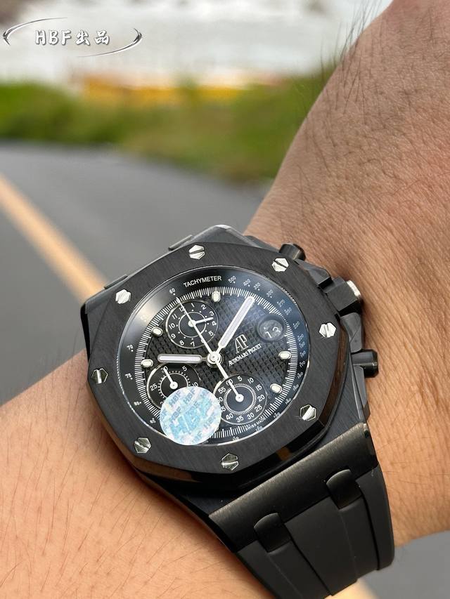 Hbf Factory 爱彼 皇家橡树离岸型系列26238:封顶之作 杜绝一眼假”在ＪＦ厂原有的基础上 潜心研发 突破壁垒 “打破原装封锁技术，同步原装独家计时