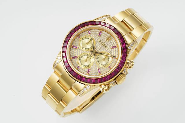 Ppm定制改装 劳力士迪通拿隐藏款 Cvd培育钻限定 同时拥有莫氏9硬度和荧光反应的配置 让你无限接近原装的佩戴感受！ Ppm改装 劳力士 一点小改动 注入新灵