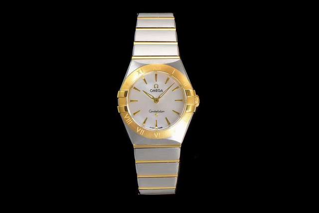 As 最新欧米茄石英腕表星座系列28Mm搭载原厂4061机芯！ 所有配件与原版互用，最美星座 女士首选！