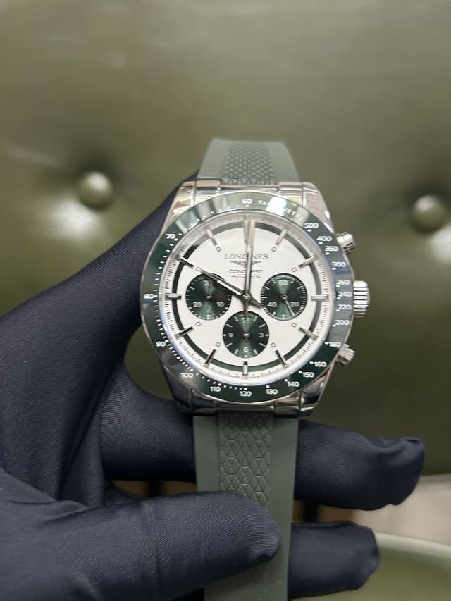 浪琴 Longines-浪琴 R71 康卡斯 悦动凭借其独特的设计，实用的功能和舒适的佩戴体验，成为了一款备受推崇的精品时计。 1字面是独特的“熊猫眼”主要有“