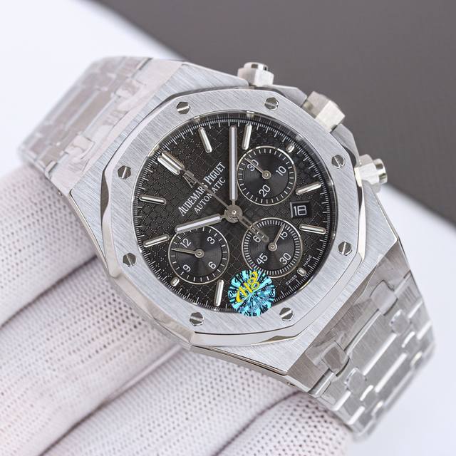 白钢 ，玫钢2080 H8新品 Ap 爱彼 皇家橡树系列26331Or计时码表，采用同正品一致 6字位小秒 7750计时机芯，316精钢表壳通过拉丝和部分抛光打