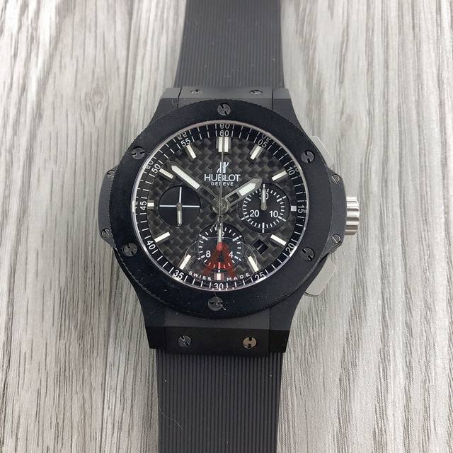 Sj出品 Hb 全新升级 宇舶 Hublot 恒宝Big Bang 系列 301.Pb.131.Rx 亲民版4100 双卜蓝宝石玻璃，44Mm 原版开模最强副版