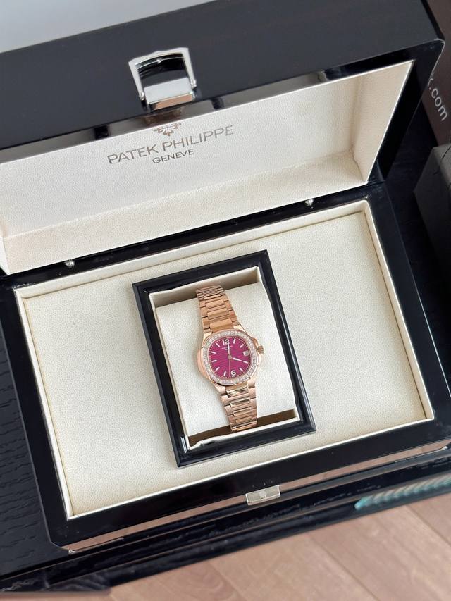 Gg 白 金950可以改真钻、真钻价格P另计 百达斐丽最美鹦鹉螺.超薄石英女士腕表！绝对女神福利！花钱也买不到系列！顶级品质原版无差。尺寸36Mm直径，。天花板