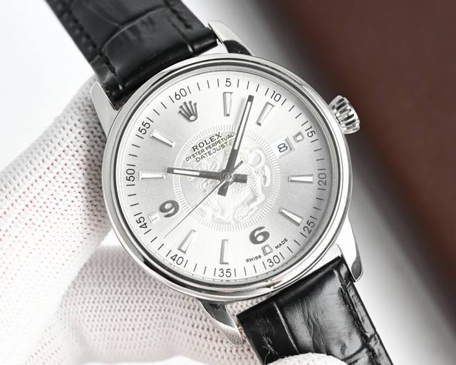 白 -金1040 2025新款上市 劳力士，特邀世界顶级设计师，为每位男士精心制作。“貔貅”限量纪念版，＂貔貅”是吉瑞，招财之兽。随身佩戴有祥福，同时亦有祛邪，