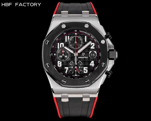 金白黑同价， ，钢带+100。 Hbf Factory 爱彼 皇家橡树离岸型系列26238:封顶之作 杜绝一眼假”在ＪＦ厂原有的基础上 潜心研发 突破壁垒 “打