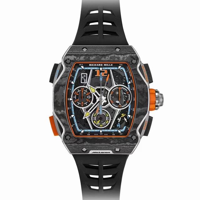 新表』Richard Mille 推出 Rm 65-01 Mclaren W1 自动上链计时码表：迈凯伦 W1 超级跑车灵感 Richard Mille 推出与