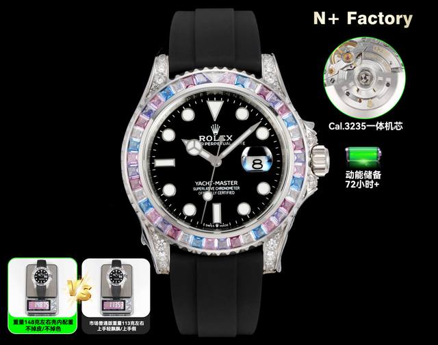 N+配重版本:金白同价: -钻款3250 N Factory ，配重Vip隐藏版游艇到货！ 游艇名仕42Mm Vip限量隐藏版226679Tbr系列 1：N F