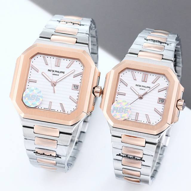 白壳 ，玫壳2150 Hbf Factory百达翡丽 调时停秒，厚度日历跟官方一致，百达翡丽 新品Cubitus 5821 跟 7128 大号：尺寸 45Mm，