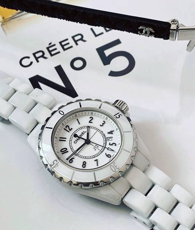 出货实拍所见即所得～ Chanel J12 33Mm38Mm银数字银针石英款