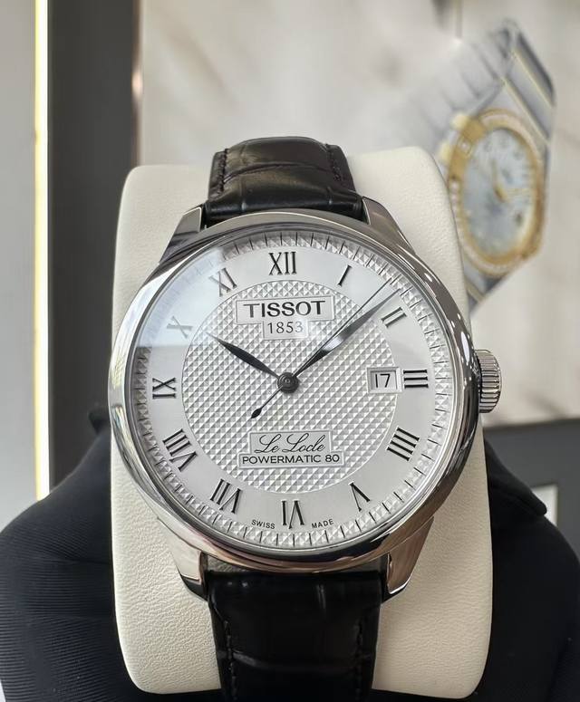 原单品质 Tissot 天梭 型号：T006.407.11.033 力洛克系列 钢带黑面数字机械男装瑞士 2824机芯 蓝宝石玻璃 316精钢，表盘直径39.5