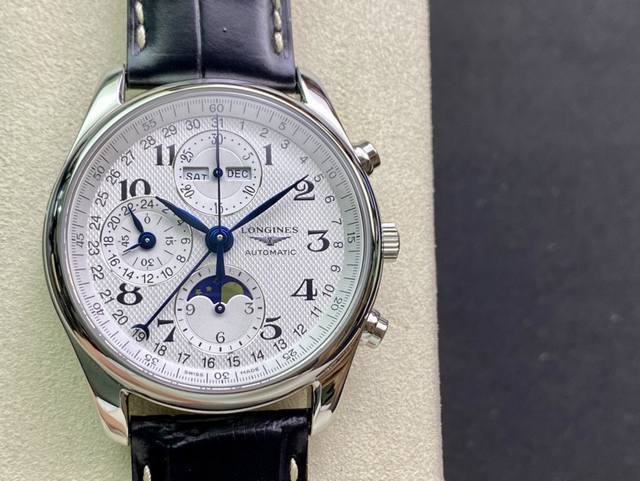 Kl工厂P再攀高峰 精致典雅 复古奢华 Kl精心打造浪琴名匠月相2018最新款L2.773.4.78.6腕表 万千精妙，汇于一盘，布局精巧，观感绝佳！ 购入三块