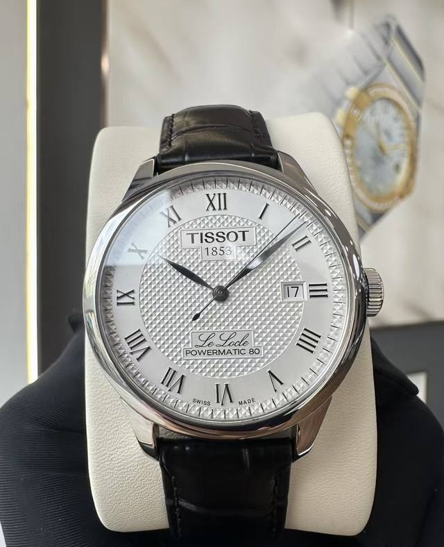 原单品质 Tissot 天梭 型号：T006.407.11.033 力洛克系列 钢带黑面数字机械男装瑞士 2824机芯 蓝宝石玻璃 316精钢，表盘直径39.5