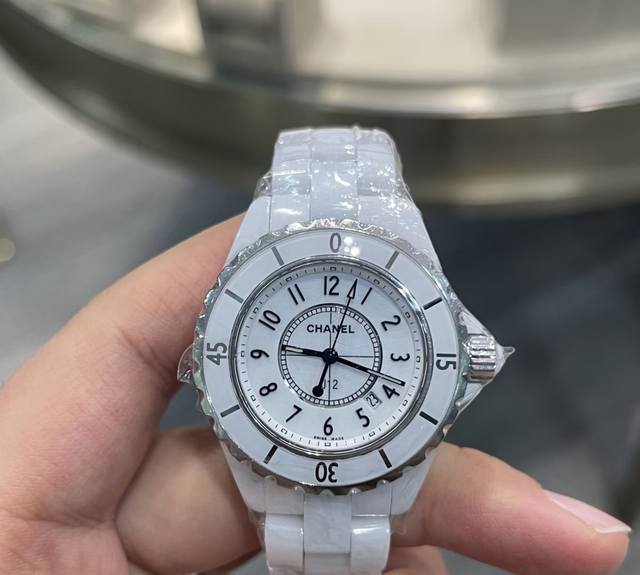 出货实拍所见即所得～ Chanel J12 33Mm38Mm银数字银针石英款