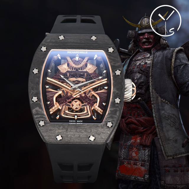Ys 理查德米勒 黑武士 一体机真陀飞轮 细节看清楚砝码真陀飞轮 理查德米勒 Rm47 一体机飞轮黑武士腕表惊艳问世，结合卓越的 制表工艺 陶瓷腕表 真正阴阳针